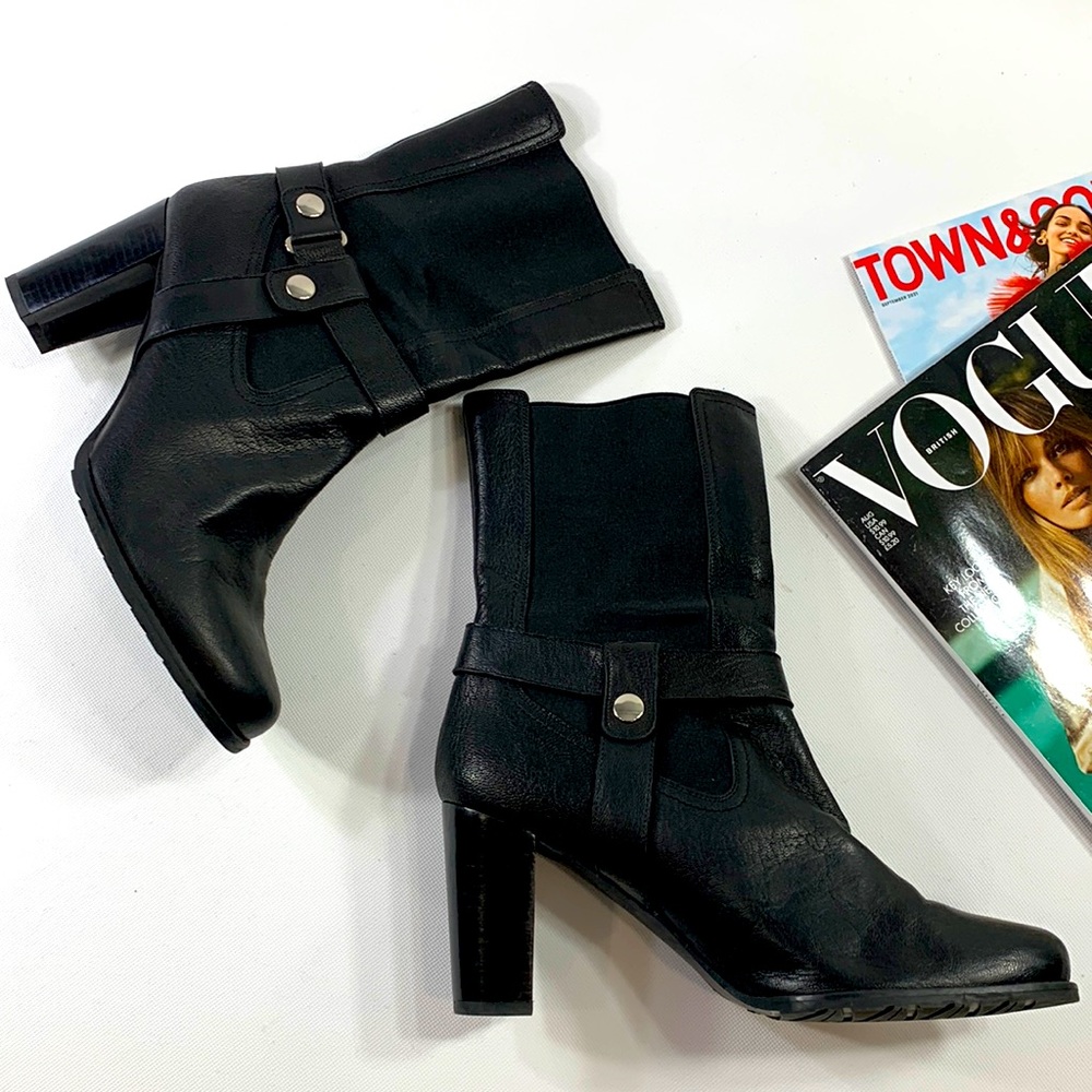 Stuart Weitzman Boots - Black Leather - Never Worn! Women’s 12M